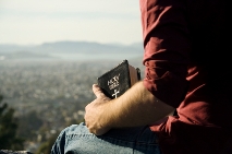 man with bible