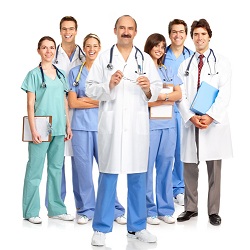 group of health care professionals